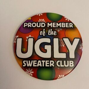 Ugly Sweater Club Button